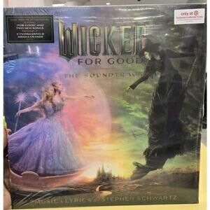Wicked For Good Soundtrack TARGET Lenticular Cover Pink Green Color Vinyl 2LP